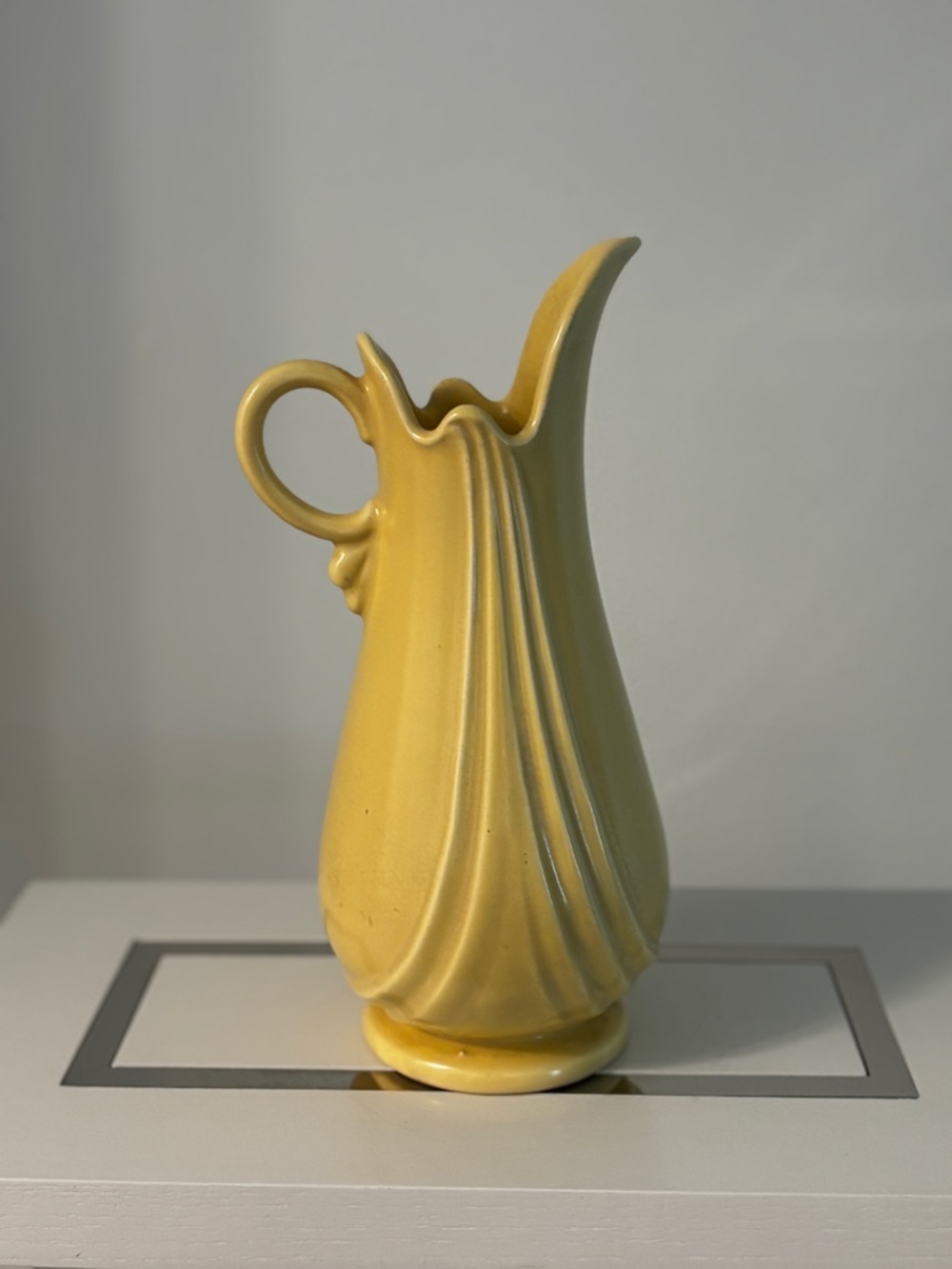 Vintage Weller Ceramic Pitcher Vase - Decorative Home Art - Picture 2 of 6